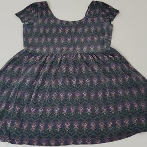 Mossimo Supply Company Purple Design Dress XXL